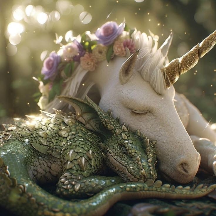 Unicorn & Lizard by Joanna Musser